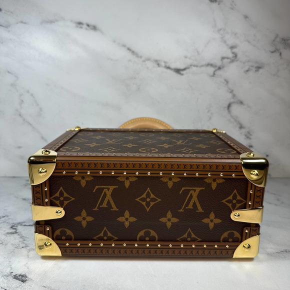 Louis Vuitton Petite Valise Trunk Bag Monogram LV box Purse Crossbody/Tote - Picture 11 of 16